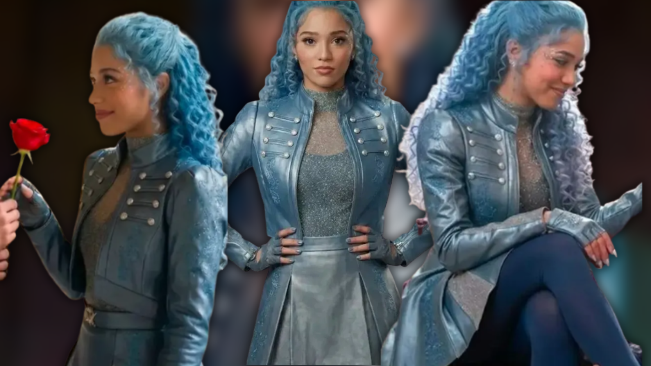 Chloe Descendants’ Wicked Wonderland Blue Jacket: A Stunning Fashion Statement