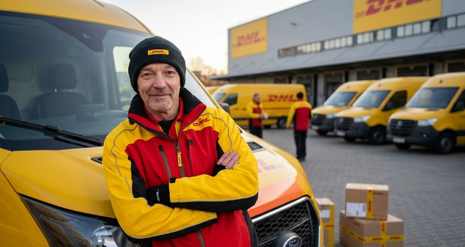 Billy Bob Thornton Somedays DHL Tri-Tone Stormproof Utility Jacket – Red Yellow Black