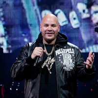 Fat Joe Thank You NYPD Concert Pelle Pelle Black Leather Jacket with Silver Studs