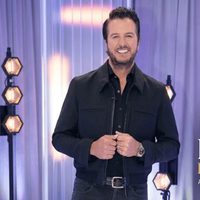 Luke Bryan American Idol S24 Jacket black zipper trucker for men