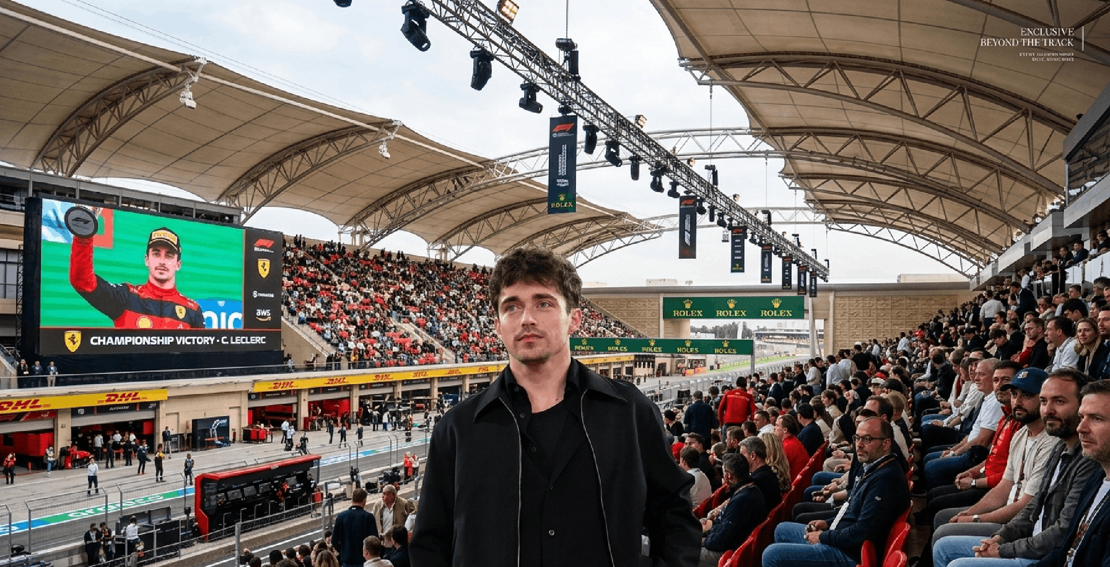 Charles Leclerc Euroleague inspired black minimalist Harrington-style jacket with cropped boxy silhouette, silver zipper, and luxury streetwear design aesthetic