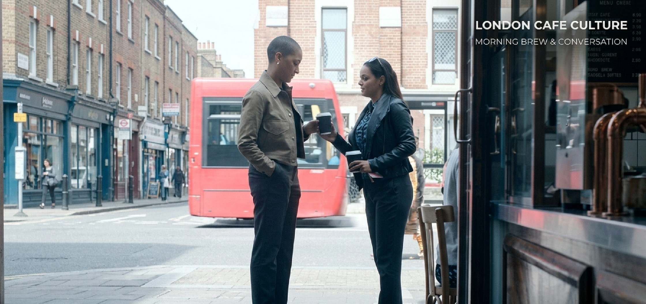 Sonya Singh Criminal Record S01 cropped black leather moto jacket with wide notch lapels and biker style