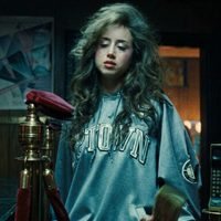 Euphoria Season 3 Angel UpTown blue varsity oversized hoodie