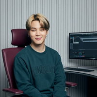 BTS Be A Good Human Jimin Black Sweatshirt minimalist K-pop streetwear crewneck graphic fleece outfit styling