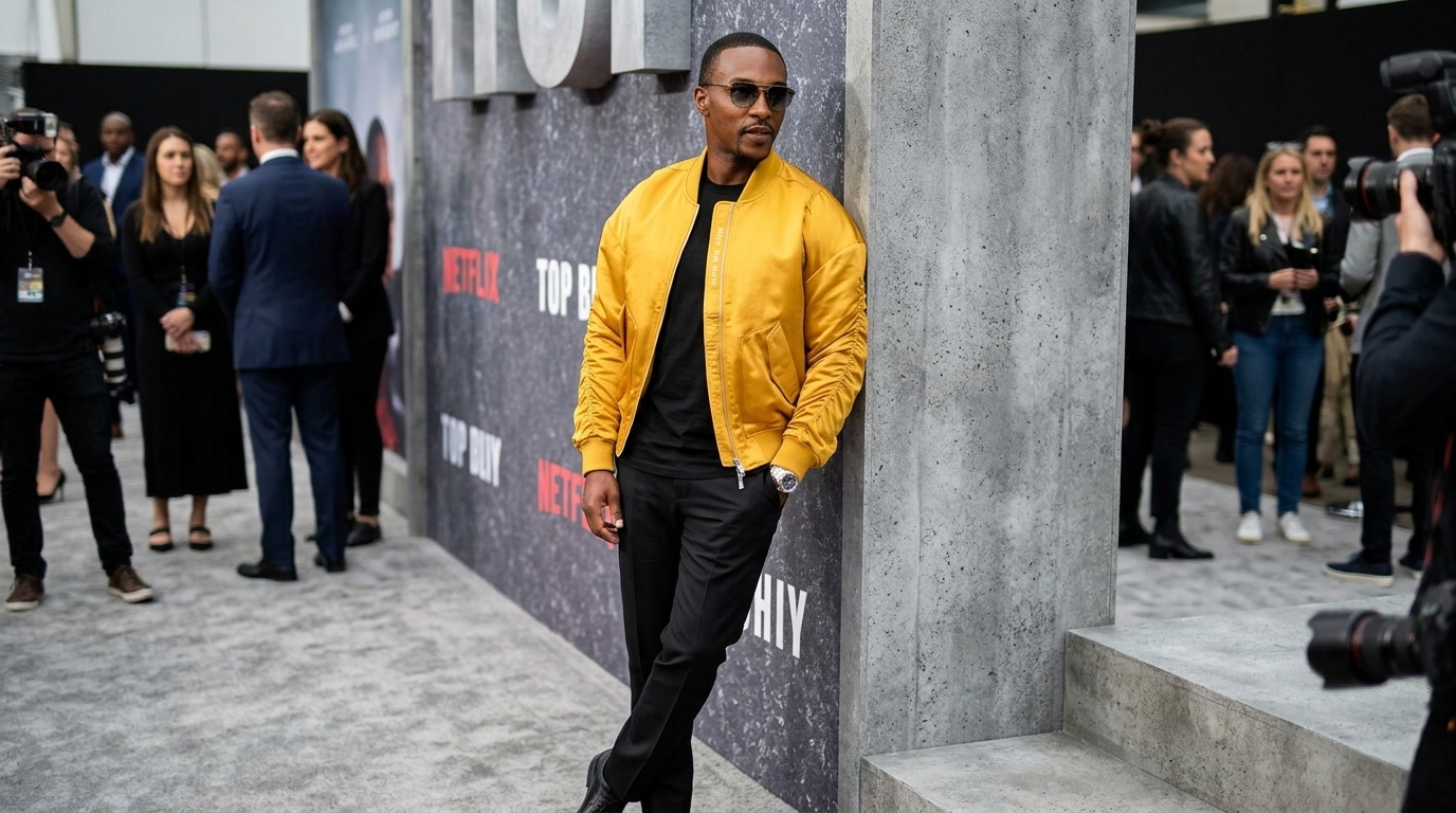 Top Boy S03 Dushane Yellow Bomber Jacket