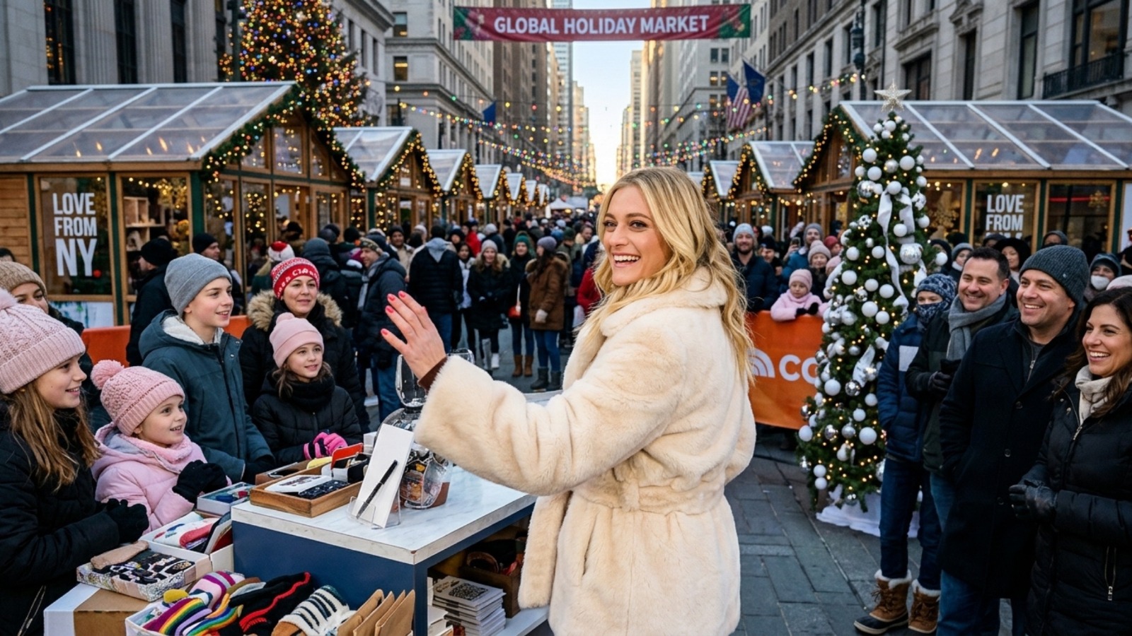 Jasmine Snow Today Show 2025 Ivory Fur Coat