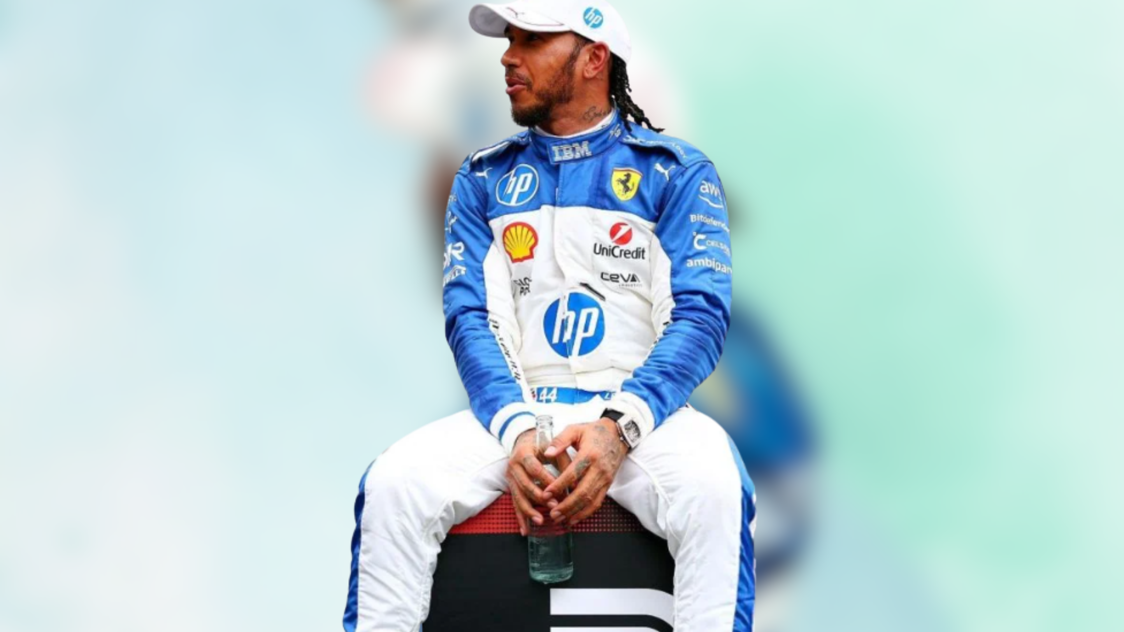 Lewis Hamilton Stuns in Racing Jumpsuit at F1 Grand Prix of Miami Showcasing Sleek Motorsport Fashion